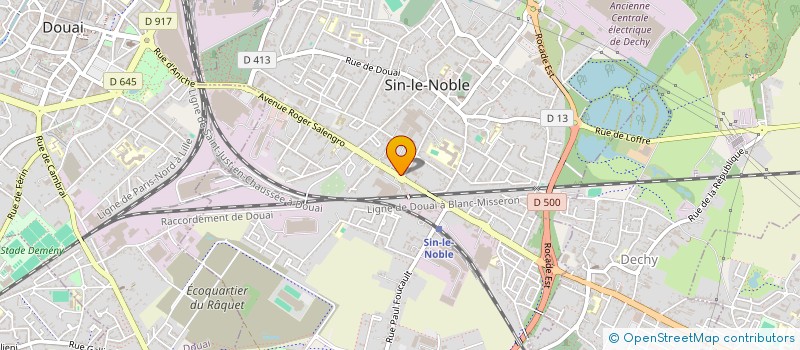 localisation de l'entreprise MONSIEUR HERVE FLAMENT à SIN-LE-NOBLE