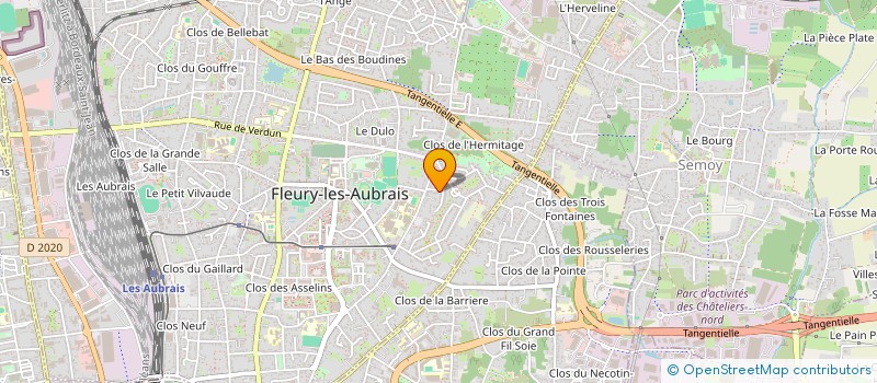 localisation de l'entreprise MONSIEUR HERVE FONSAT à FLEURY-LES-AUBRAIS