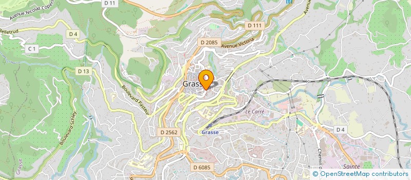 localisation de l'entreprise MONSIEUR HERVE FONTAINE à GRASSE