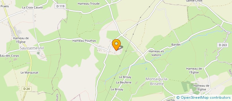 localisation de l'entreprise MONSIEUR HERVE FONTAINE  SAINT-GERMAIN-DE-TOURNEBUT