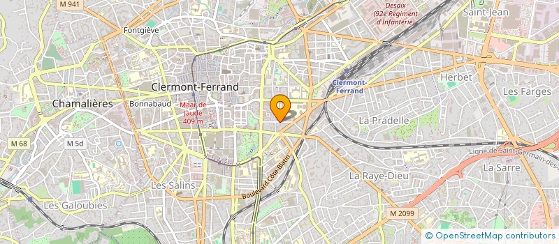 localisation de l'entreprise MONSIEUR HERVE FONTBONNE  CLERMONT-FERRAND