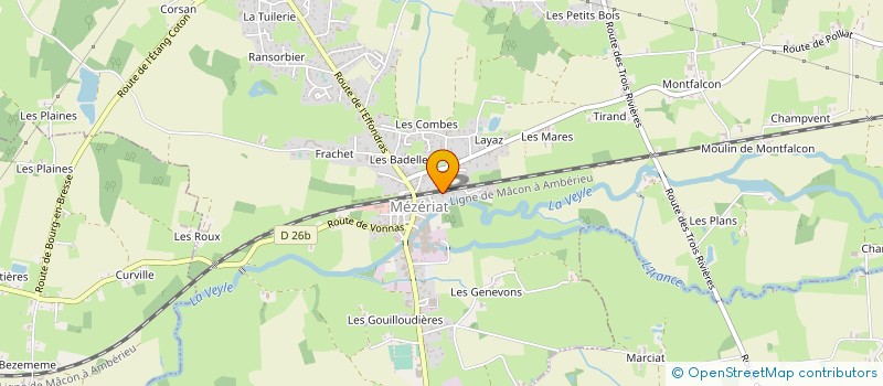 localisation de l'entreprise MONSIEUR HERVE FOULON à MEZERIAT