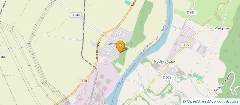 localisation de l'entreprise MONSIEUR HERVE FRAUD  SAINT-VULBAS