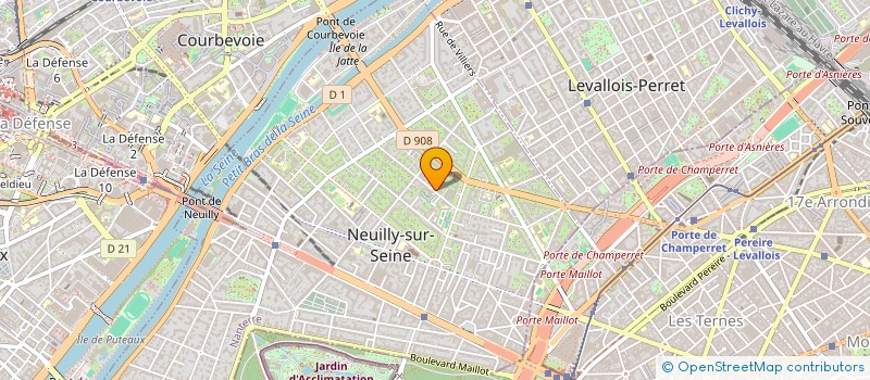 localisation de l'entreprise MONSIEUR HERVE FRENEAU à NEUILLY-SUR-SEINE