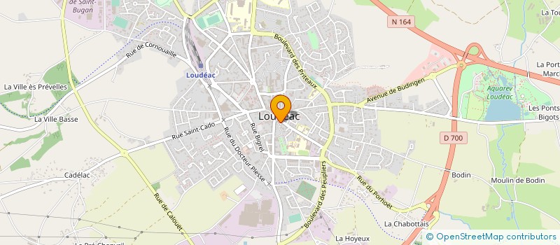 localisation de l'entreprise MONSIEUR HERVE FRESNAY à LOUDEAC