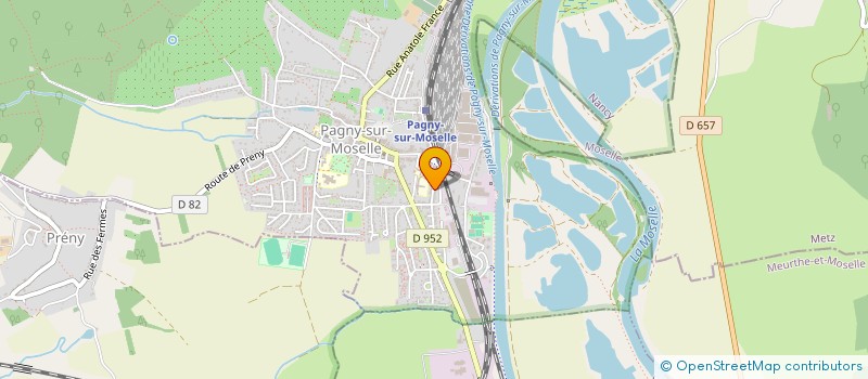 localisation de l'entreprise MONSIEUR HERVE FROELIGER  PAGNY-SUR-MOSELLE