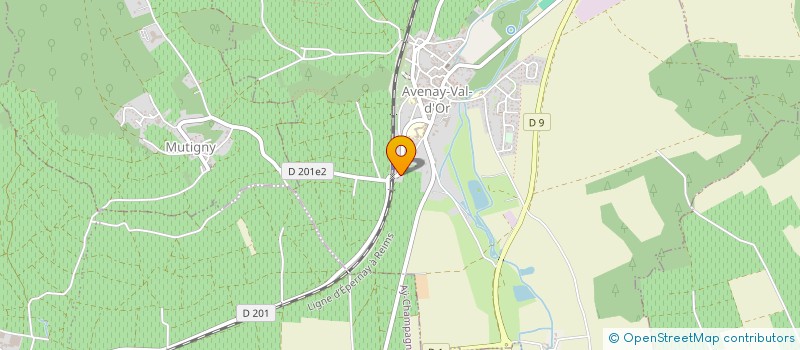 localisation de l'entreprise MONSIEUR HERVE FRUGIER  AVENAY-VAL-D'OR