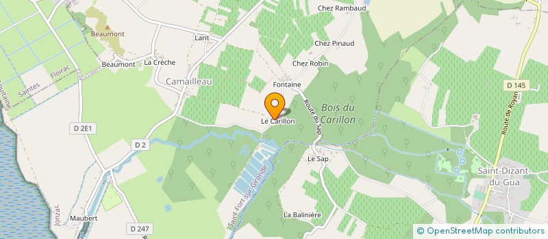 localisation de l'entreprise MONSIEUR HERVE FUHS  SAINT-FORT-SUR-GIRONDE