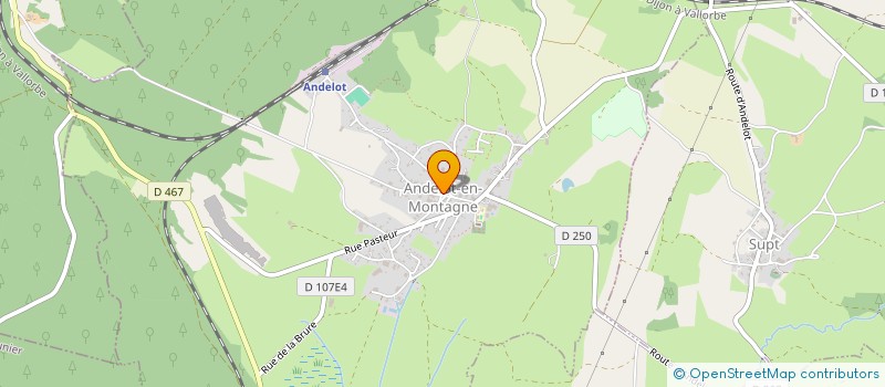 localisation de l'entreprise MONSIEUR HERVE FUMEY à ANDELOT-EN-MONTAGNE