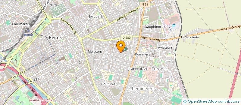 localisation de l'entreprise MONSIEUR HERVE FUSTEC  REIMS