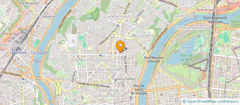 localisation de l'entreprise MONSIEUR HERVE GAGNIERE à LYON