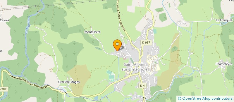 localisation de l'entreprise MONSIEUR HERVE GAILLARDON  SAINT-ALBAN-SUR-LIMAGNOLE