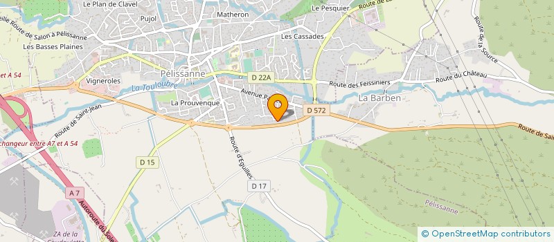 localisation de l'entreprise MONSIEUR HERVE GAJEAN  PELISSANNE