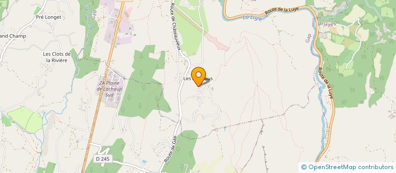 localisation de l'entreprise MONSIEUR HERVE GALES  GAP