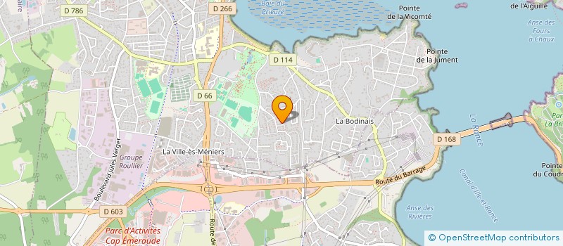 localisation de l'entreprise MONSIEUR HERVE GALESNE  DINARD