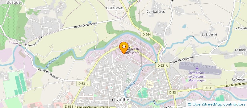 localisation de l'entreprise MONSIEUR HERVE GALINIER  GRAULHET