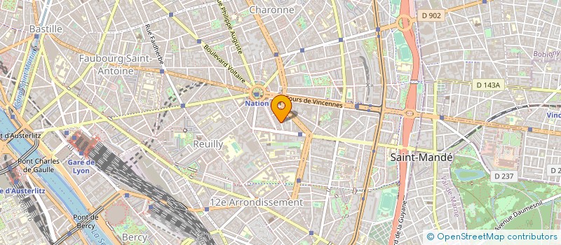 localisation de l'entreprise MONSIEUR HERVE GALLOIS à PARIS