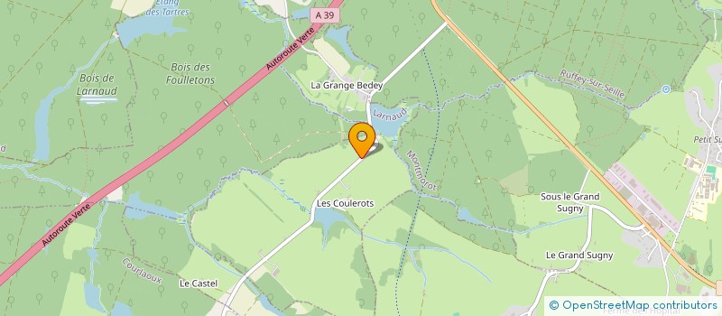 localisation de l'entreprise MONSIEUR HERVE GANDROZ  LARNAUD