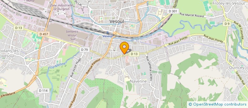 localisation de l'entreprise MONSIEUR HERVE GANTOIS  VESOUL