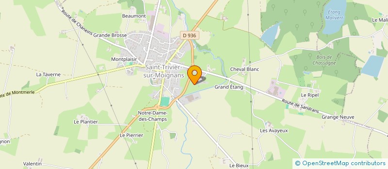 localisation de l'entreprise MONSIEUR HERVE GARAPON à SAINT-TRIVIER-SUR-MOIGNANS