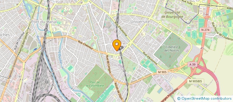 localisation de l'entreprise MONSIEUR HERVE GARDIN  DIJON