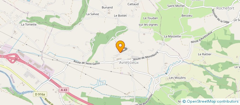 localisation de l'entreprise MONSIEUR HERVE GARIOUD  AVRESSIEUX