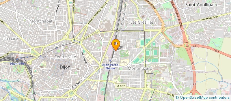localisation de l'entreprise MONSIEUR HERVE GARNIER  DIJON