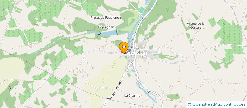 localisation de l'entreprise MONSIEUR HERVE GARNON  CHATEAUVIEUX