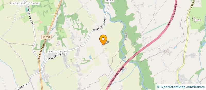 localisation de l'entreprise MONSIEUR HERVE GAROT  LALONQUETTE