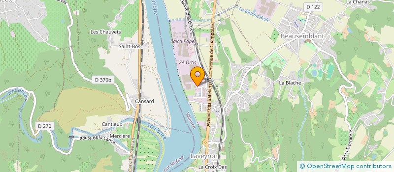 localisation de l'entreprise MONSIEUR HERVE GASPARRI  LAVEYRON