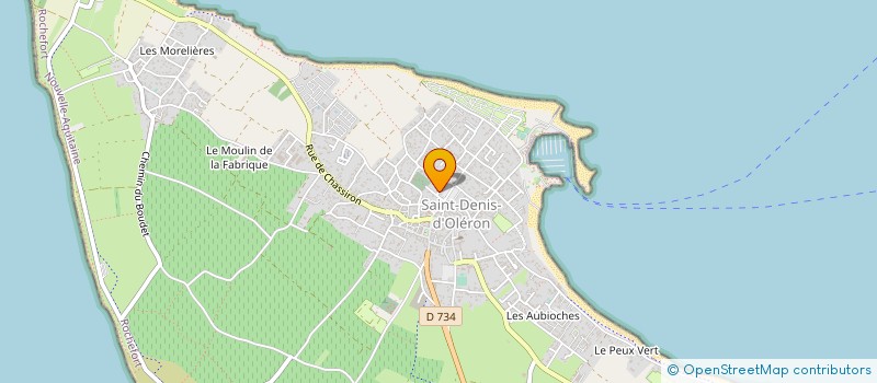 localisation de l'entreprise MONSIEUR HERVE GAUDILLIERE  SAINT-DENIS-D'OLERON