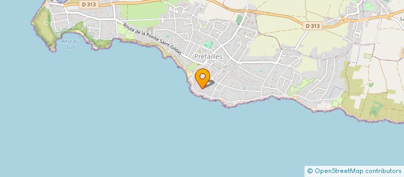 localisation de l'entreprise MONSIEUR HERVE GAUDRIOT  PREFAILLES