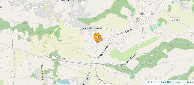 localisation de l'entreprise MONSIEUR HERVE GAUTHIER  DOLOMIEU