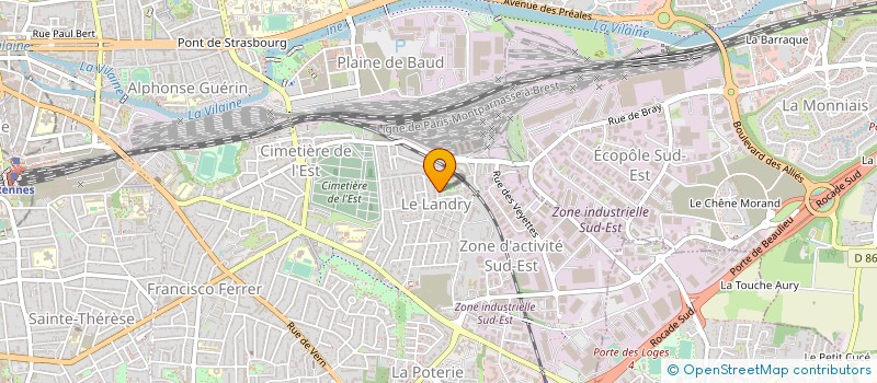 localisation de l'entreprise MONSIEUR HERVE GAUTIER à RENNES
