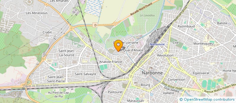 localisation de l'entreprise MONSIEUR HERVE GAUTIER à NARBONNE