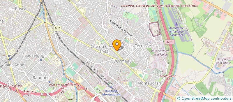 localisation de l'entreprise MONSIEUR HERVE GAUVERT à TOULOUSE