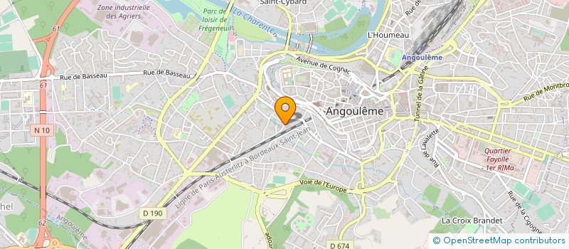 localisation de l'entreprise MONSIEUR HERVE GAY à ANGOULEME