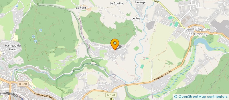 localisation de l'entreprise MONSIEUR HERVE GELAS  SAINT-ETIENNE-DE-CROSSEY