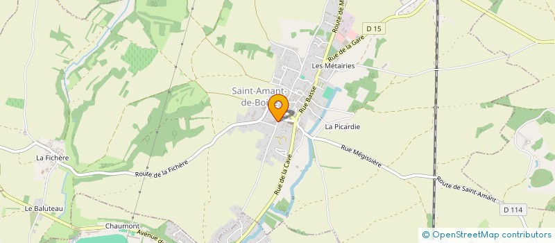 localisation de l'entreprise MONSIEUR HERVE GEOFFRION  SAINT-AMANT-DE-BOIXE