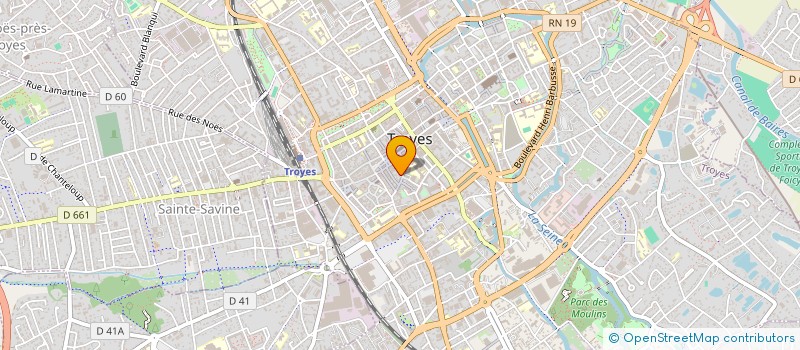 localisation de l'entreprise MONSIEUR HERVE GEORGES ALAIN CARRE  TROYES