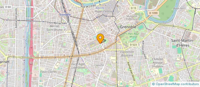 localisation de l'entreprise MONSIEUR HERVE GERBI à GRENOBLE