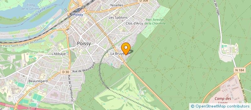 localisation de l'entreprise MONSIEUR HERVE GEVREY à POISSY