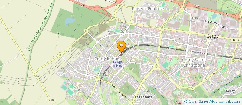 localisation de l'entreprise MONSIEUR HERVE GHNASSIA à CERGY