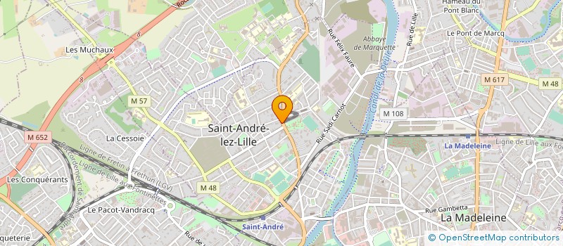 localisation de l'entreprise MONSIEUR HERVE GHYSEL à CYSOING