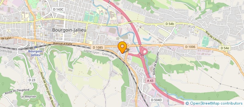 localisation de l'entreprise MONSIEUR HERVE GIACHETTI  SAINT-AGNIN-SUR-BION