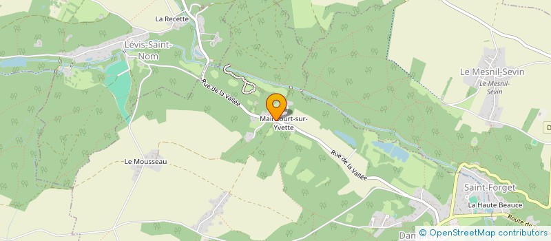 localisation de l'entreprise MONSIEUR HERVE GILBERT  DAMPIERRE-EN-YVELINES