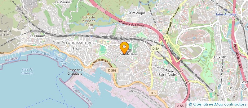localisation de l'entreprise MONSIEUR HERVE GIMENEZ à MARSEILLE