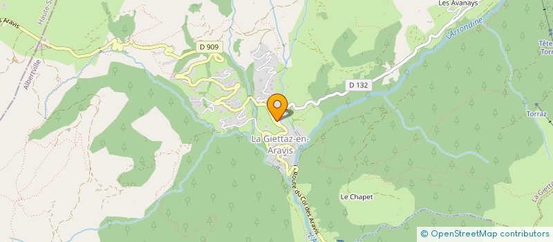 localisation de l'entreprise MONSIEUR HERVE GIRARD  LA GIETTAZ
