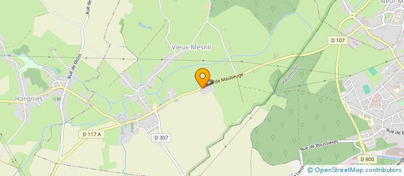localisation de l'entreprise MONSIEUR HERVE GIRARD  VIEUX-MESNIL