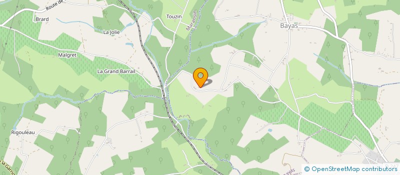 localisation de l'entreprise MONSIEUR HERVE GIRARDOT  BAYAS